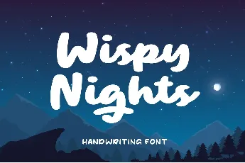 Wispy Night font