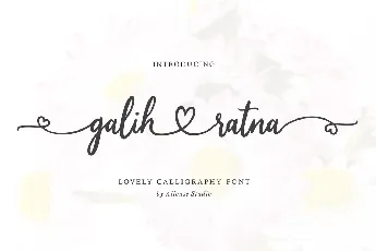 Galih Ratna font