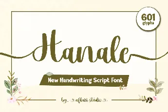 Hanale font