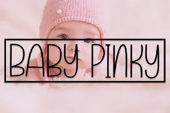 Baby Pinky Display font