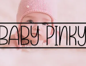 Baby Pinky Display font