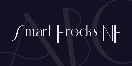 Smart Frocks NF font