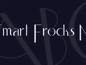 Smart Frocks NF font