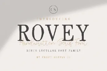 Rovey font