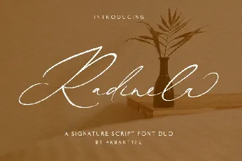 Radinela font