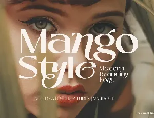 Mango Style Family font