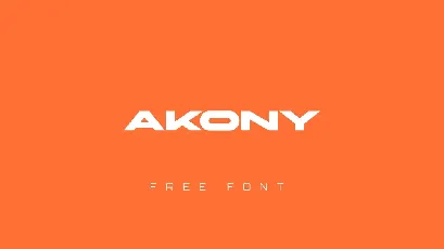 Akony font