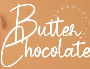 Butter Chocolate Script font