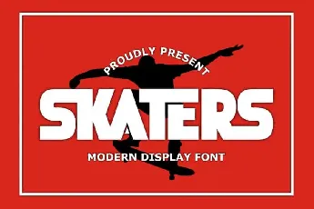 Skaters Display font