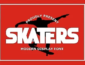 Skaters Display font