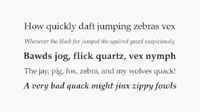 Palladio Serif font