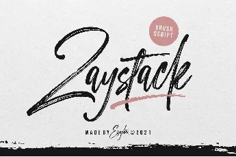 Zaystack font