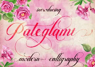 Pateglamt Script font