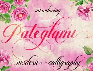 Pateglamt Script font