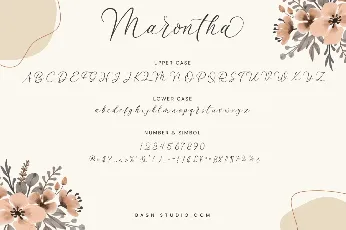 Marontha font