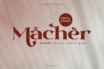 Macher font