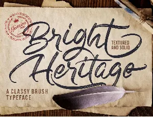 Bright Heritage font