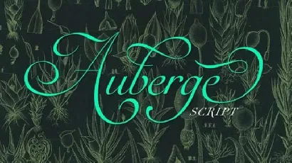 Auberge font