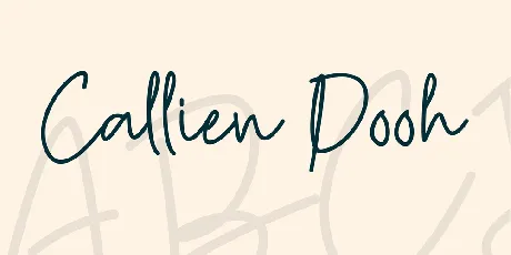 Callien Pooh font