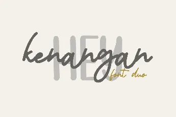 Kenangan font