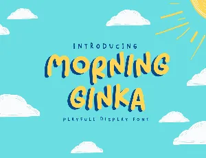 Morning Ginka font