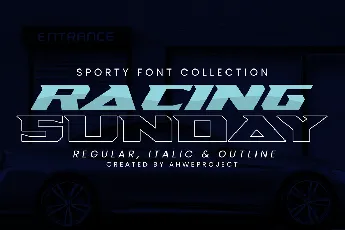 Racing Sunday font