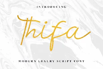 Thifa DEMO font