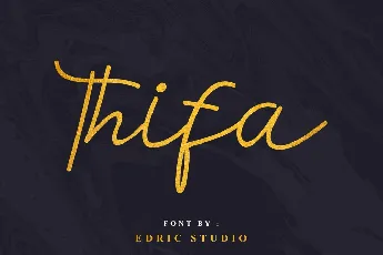 Thifa DEMO font