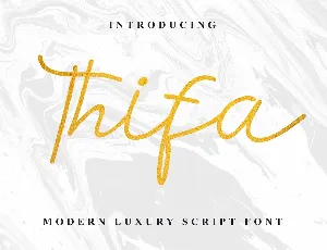 Thifa DEMO font