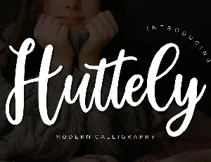 Huttely font