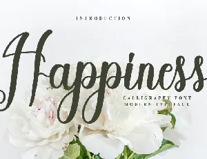 Happiness font