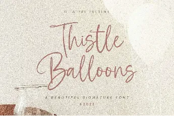 Thistle Balloons font