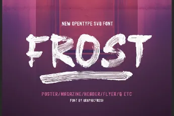 Frost Vector font