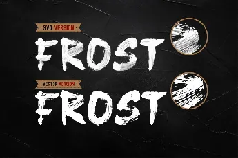 Frost Vector font