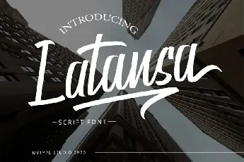 Latansa – Script font