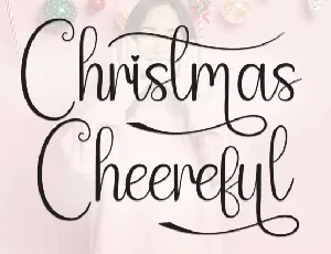 Christmas Cheereful Script font