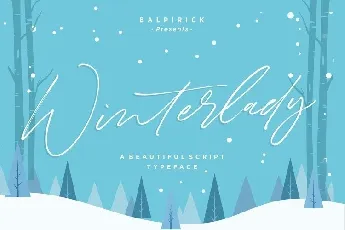 Winterlady Signature Script font