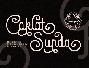 Coklat Sunda font