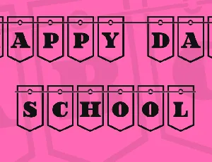 Happy Day School font