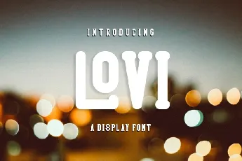 Lovi font