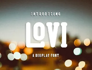 Lovi font