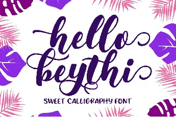 Hello Beythi font