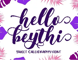 Hello Beythi font