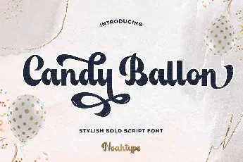 Candy Ballon font