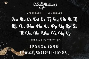 Candy Ballon font