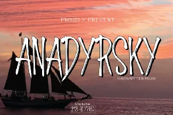 Anadyrsky font