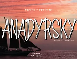 Anadyrsky font