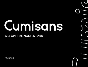 Cumisans Geometric Sans font