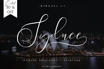 Sydnee Script font