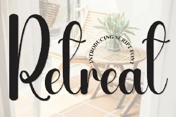 Retreat Script font